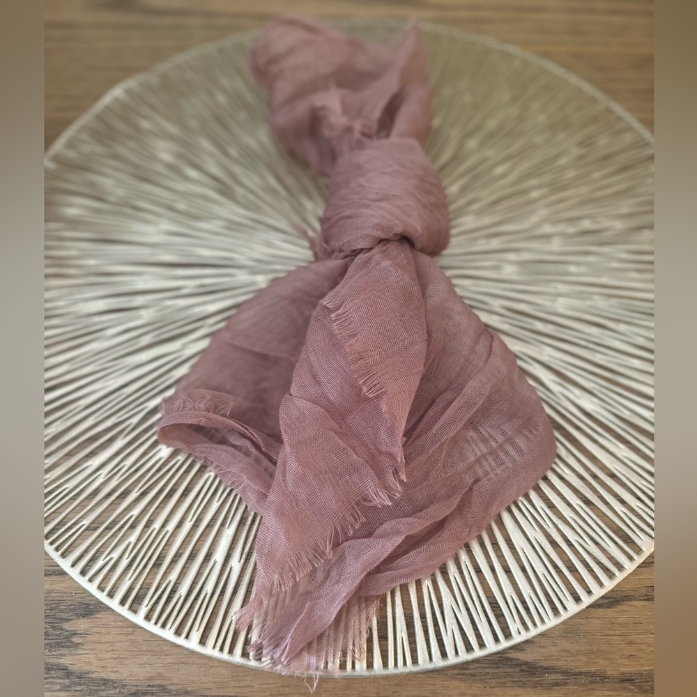 70 Dusty Rose Cheese Cloth Napkins​